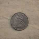 1853 U.S Seated Liberty Half-Dollar Arrows/Rays Extra Fine