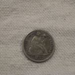 1877-CC U.S Liberty Seated Dime Very Fine
