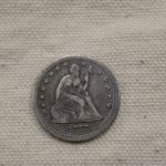 1877 CC U.S Seated Liberty Quarter Very Fine
