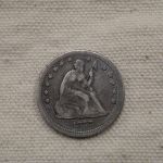 1877 CC U.S Seated Liberty Quarter Very Fine