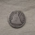 1877 CC U.S Seated Liberty Quarter Good