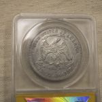 1878-S TR$ Type 2 Reverse AU 55 Details ANACS Certified
