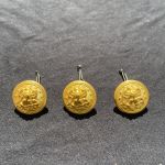Hillborn-Hamburger The Viking, NY Eagle Pattern Buttons- 3 Large Buttons