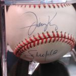 Jimmy Key and Sam Militello Autographed Baseball