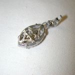 Judith Ripka .925 Smoky Quartz Chain Toggle Charm Enhancer set