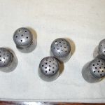 Mini Sterling Silver Salt & Pepper set of 6 1.5