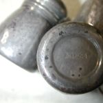 Mini Sterling Silver Salt & Pepper set of 6 1.5