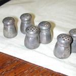 Mini Sterling Silver Salt & Pepper set of 6 1.5