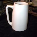 Pair (2) Vintage Hyalyn Waterfowl Porcelain Beer Mugs stamped Hyalyn 641 USA