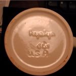 Pair (2) Vintage Hyalyn Waterfowl Porcelain Beer Mugs stamped Hyalyn 641 USA