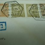 Pan Am First Flight Airmail 1937 Macao to California Letter Cover