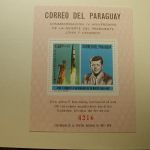 PARAGUAY 1968 Block 110 S/S C317 Saturn V Rocket Space JFK Kennedy MNH