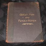 Selmar Hess 1st edition 1894 Great Men Famous Women vol 4