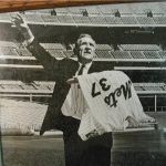 Shea Stadium CASEY'S LAST FAREWELL - Mets Manager August 1965 framed photo