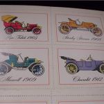 Sinclair Early American Car Stamps Set of No. 2 and 5