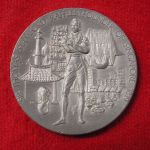 Singapore Medallion - Sir Thomas Stamford Raffles 1819 Selangor Pewter 1 1/2"