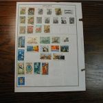 South Africa Mounted Stamp Collection - approx 200 Stamps - dated 1872-1977