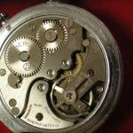 Swiss Minerva 1/10 second Stop watch 50mm 7 Jewels runs well