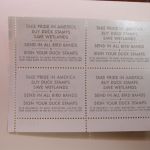 U.S. Duck Stamps Plate Block $10 Redhead Ducks US Department of The Interior