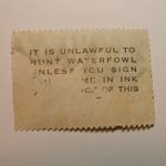 U.S. Stamp Scott #RW14 US Department of Agriculture $1 Migratory Bird Hunting Stamp Most Gum Missing