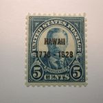 U.S. Scott #648 5¢ Roosevelt Hawaii 1928, Never Hinged