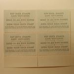 U.S. Duck Stamps Plate Block $7.50 Fulvous Whistling Duck US Department of The Interior