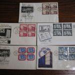 United Nations First Day Mint Blocks 1951-1970 lot of 50 All Cacheted