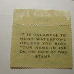 US Department of Interior Scott #RW16 $2 Goldeneye Ducks 1949, MNH/ Gum Skips on Plate # - Plate Single #160793