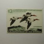 US Department of Interior Scott #RW32 $3 Canvas Backs 1965, MNH