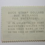 US Department of Interior Scott #RW32* $3 Canvas Backs Duck Stamp 1965, MNH