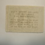US Department of Interior Scott #RW33 $3 Whistling Swans Stamp 1966, Used & Signed