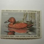 US Department of Interior Scott #RW52 $7.50 Cinnamon Teal Duck Stamp 1985, MNH