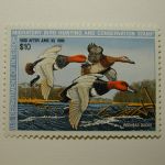 US Department of Interior Scott #RW54 $10 Redhead Ducks Stamp 1987, MNH