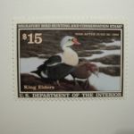 US Department of Interior Scott #RW58 $15 King Eiders Duck Stamp 1991, MNH