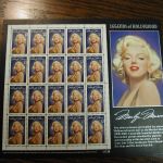 US Scott #2967 -1995 Artist Signed Marilyn Monroe Full Sheet with Cert, NH