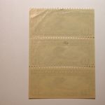 US Stamp Scott #C10 10 Cent Airmail Booklet Pane Hinge remnant