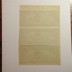 US Stamps # C10 10c Air Mail NH triple Booklet Pane Mint