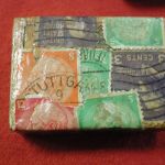 Win the War Matchboxes covered in WW2 Stamps Stuttgart cancel
