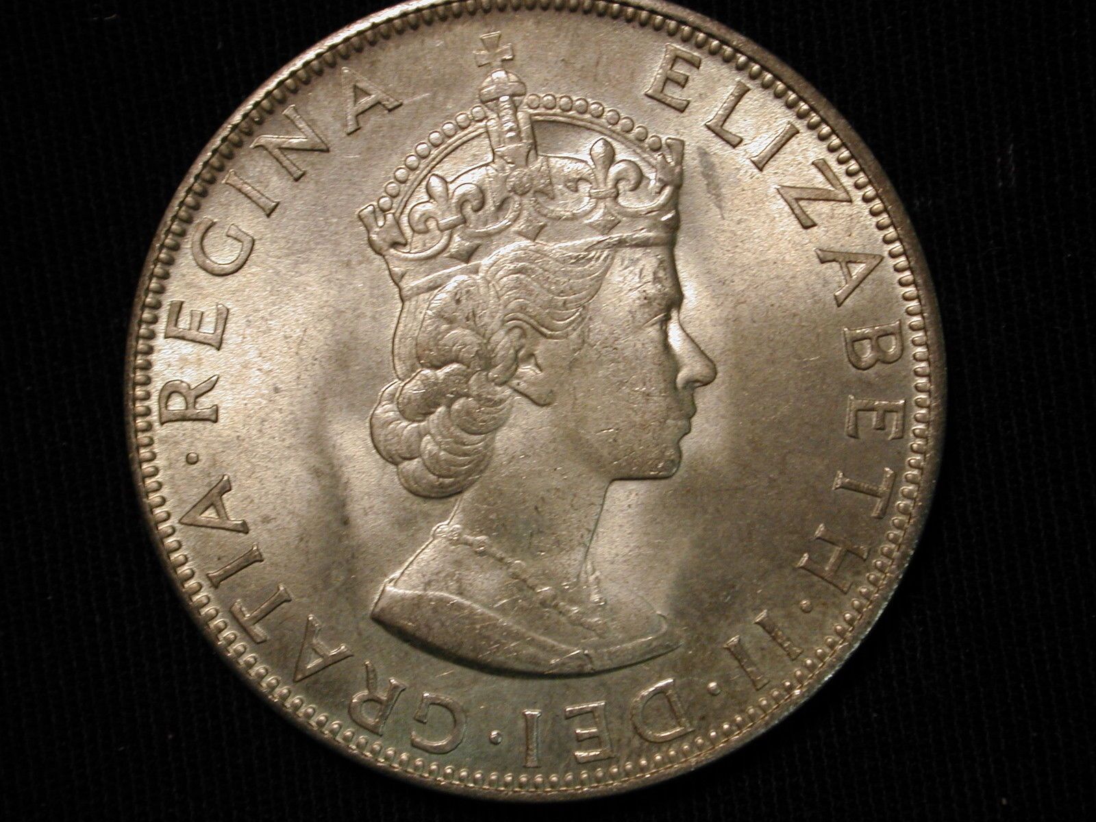 1964 Bermuda Crown Queen Elizabeth II Uncirculated UNC