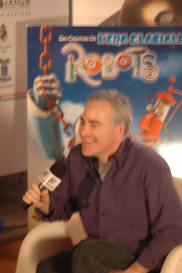 Jerry being interviewed for Robots