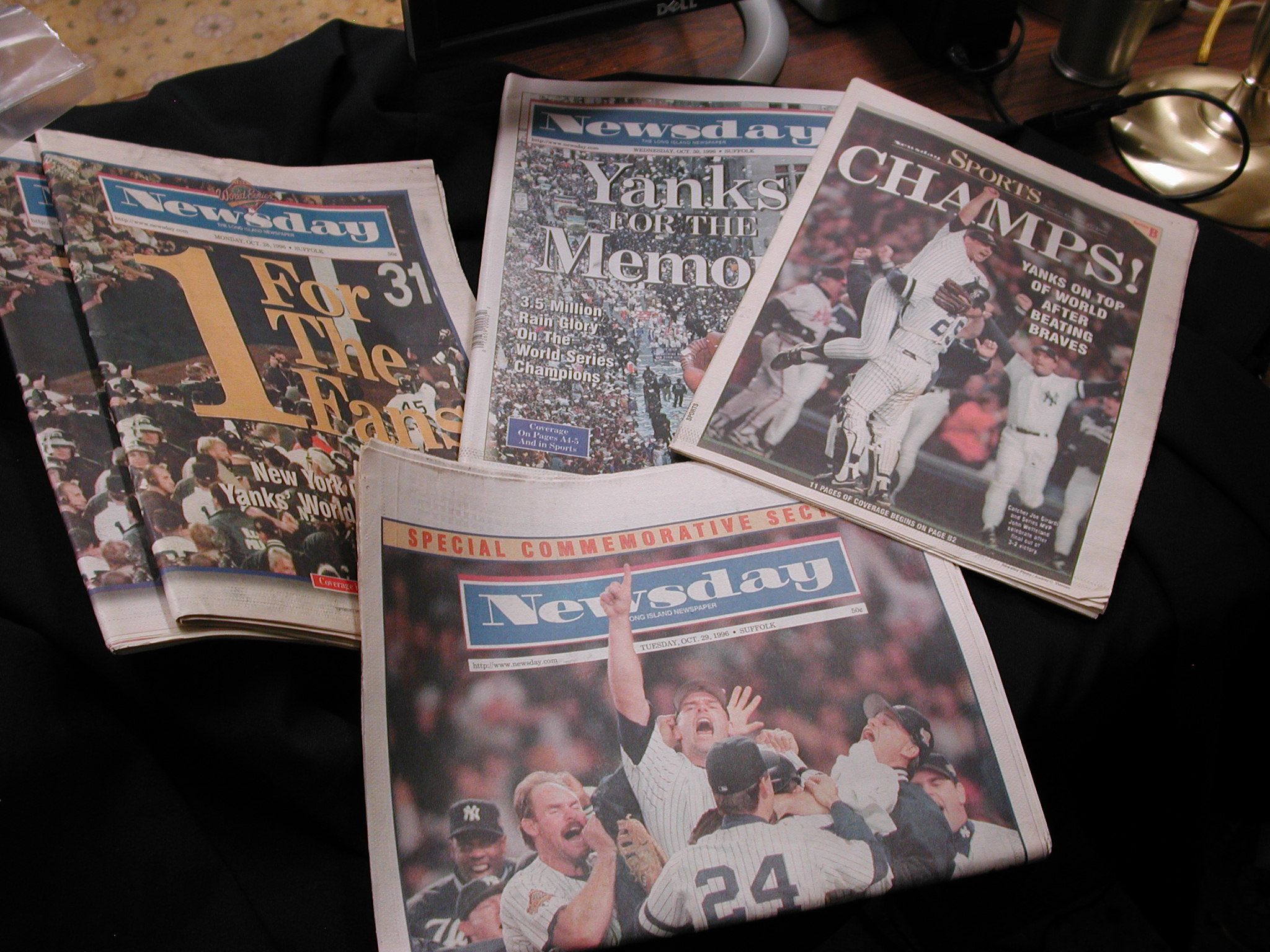 Yankees 5 World Series championships 