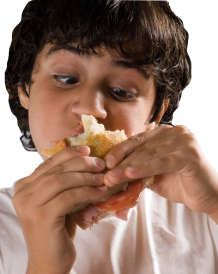 Boy Eating