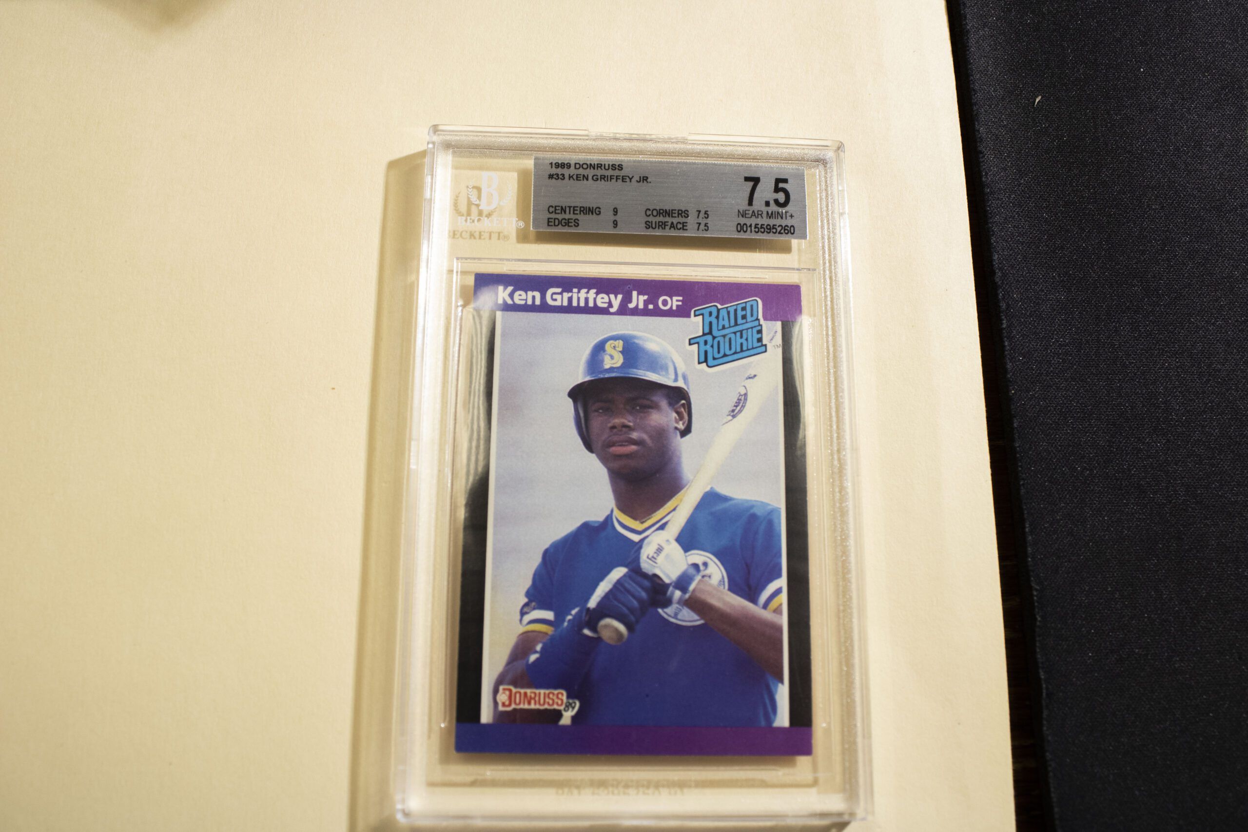 Ken Griffey Jr. 1989 Donruss #33 Rated Rookie Card