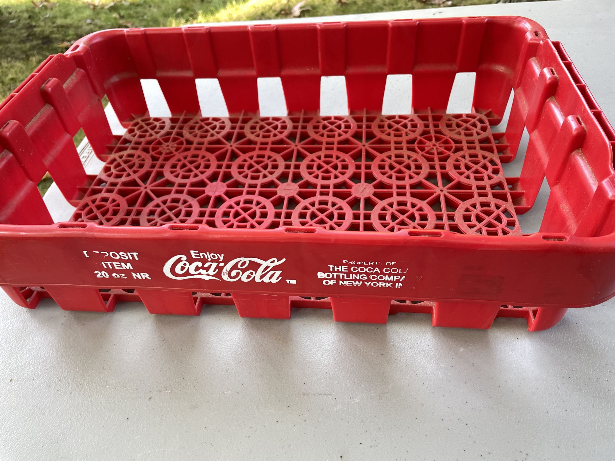 コカコーラ　プラスチック クレート　アメリカ製 Coca-Cola plastic Red crates set of 2- 20oz Property of Coca Cola