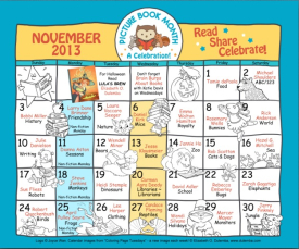 Picture Book Month 2013 Color Calendar