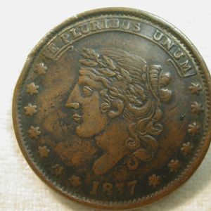 1837 Store Card Token Pre-Civil War Extremely Fine