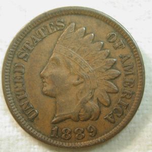 1889 U.S. Indian Head Cent Type Extremely Fine