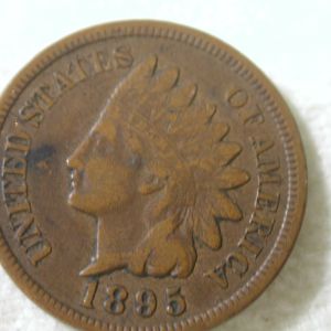 1895 U.S Indian Head Cent Type Extra Fine