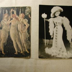 May West MOMA & Spring Botticelli Postcards