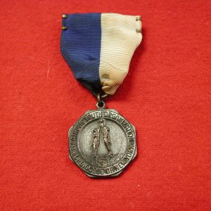 Dieges & Clust CYO 1953 basketball silver metal